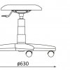 dimensiuni taburet ergonomic